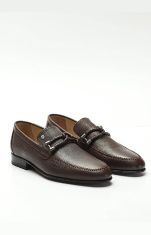 Brown Blade Cognac Formal Loafers