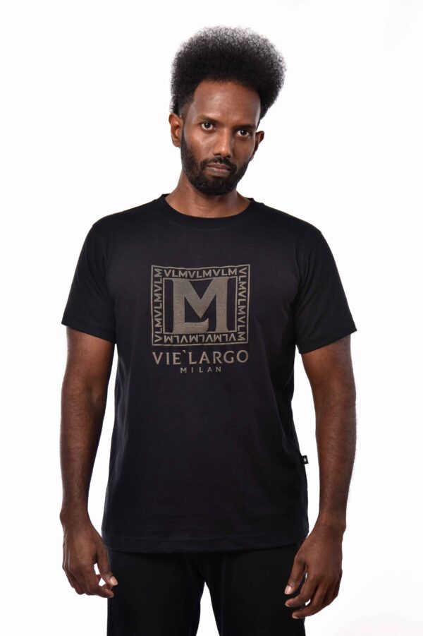 VLM Embossed Print T-Shirt