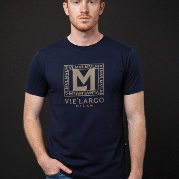 VLM Embossed Print T-Shirt