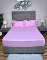 Blush Fade Cotton-Blend Bedsheet Set