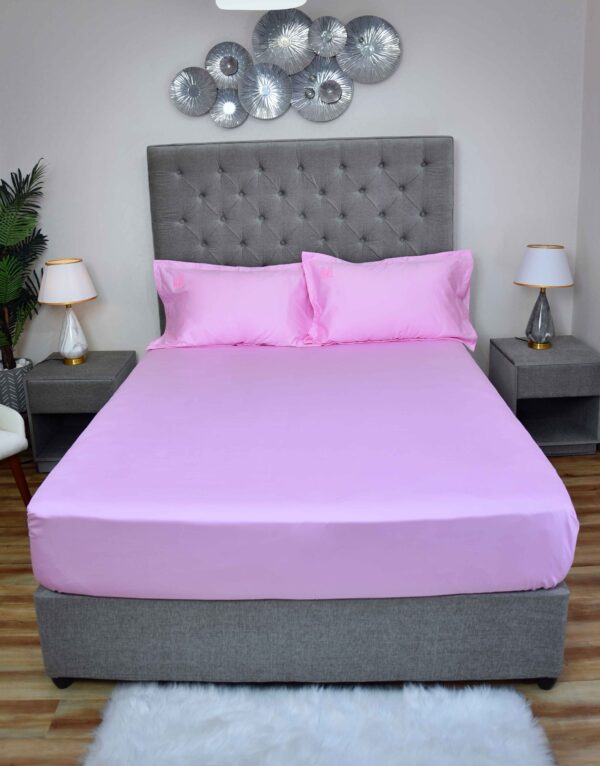 Blush Fade Cotton-Blend Bedsheet Set