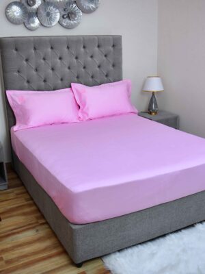 Blush Fade Cotton-Blend Bedding Set (5)