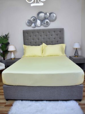 Golden Mute Cotton-Blend Bedding Set