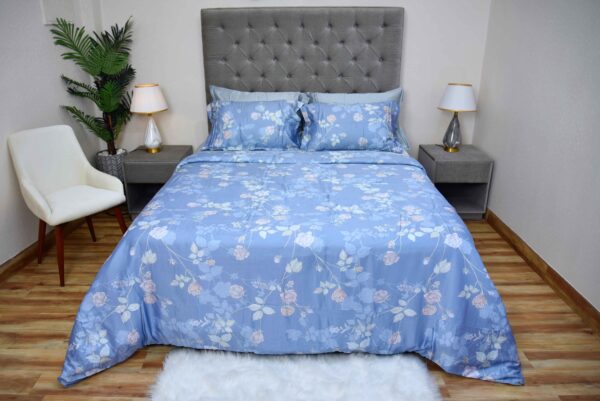 Midnight Bloom Tencel Bedding Set