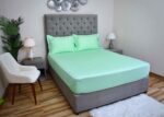 Olive Drift Cotton-Blend Bedding Set