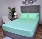 Olive Drift Cotton-Blend Bedding Set