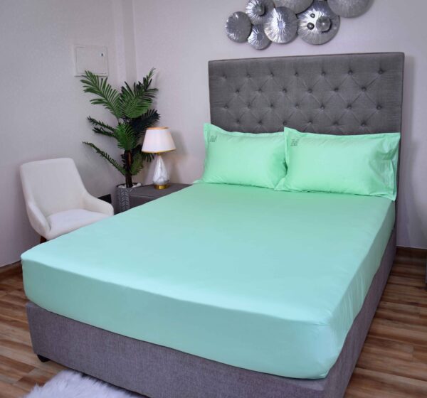Olive Drift Cotton-Blend Bedding Set