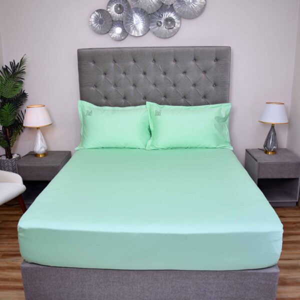 Olive Drift Cotton-Blend Bedding Set