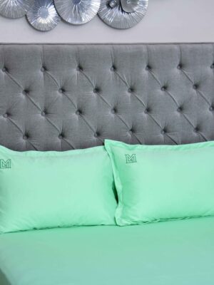 Olive Drift Cotton-Blend Bedding Set (5)
