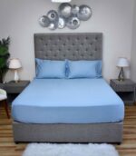 Cloud Steel Cotton-Blend Bedding Set