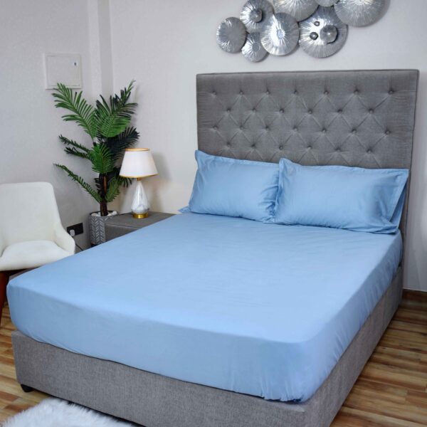 Cloud Steel Cotton-Blend Bedding Set