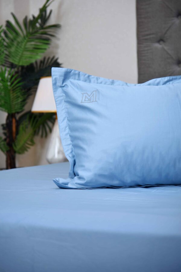 Cloud Steel Cotton-Blend Bedding Set